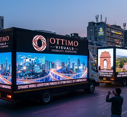 LED Advertising Van